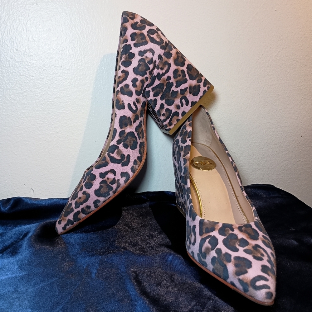 RAS Pink Leopard Print Pumps – EU 37 / US 6.5 Made in Spain | Leather Sole - Picture 2 of 14